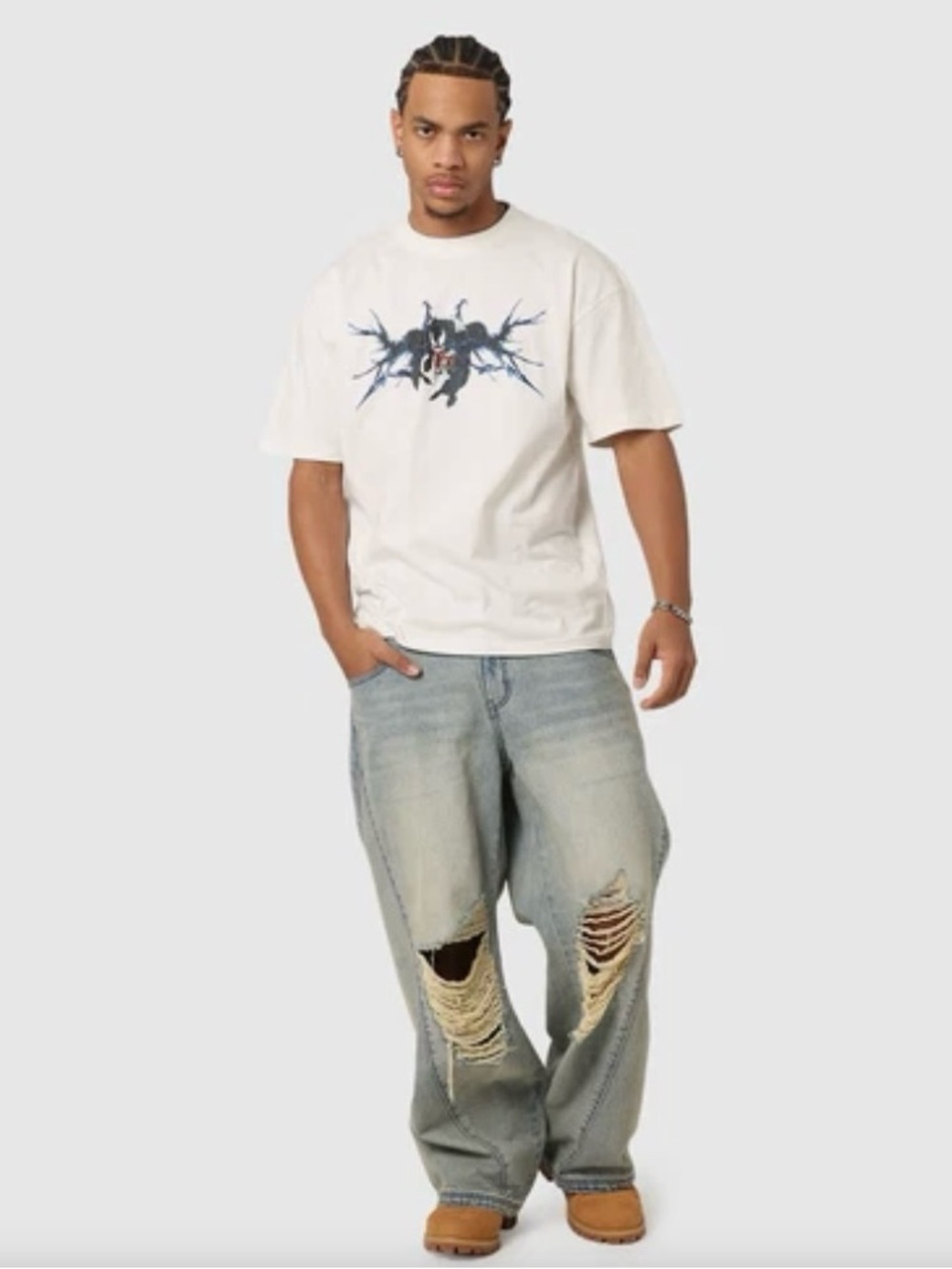 GOAT Crew MARVEL SPIDER-MAN Y2K VENOM T-SHIRT